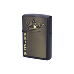 Zippo 116113 Queen of Bud Black Obsidian Vertical Flame