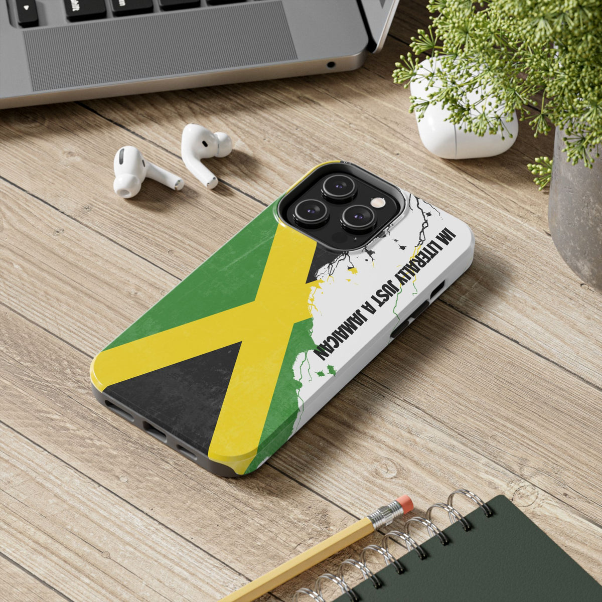 Jamaican Pride Tough Phone Case - Durable Protection for Island Lovers
