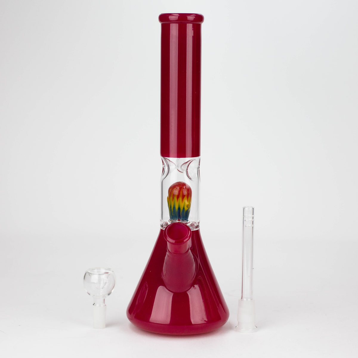 12" Rasta Water Beaker Water Bong