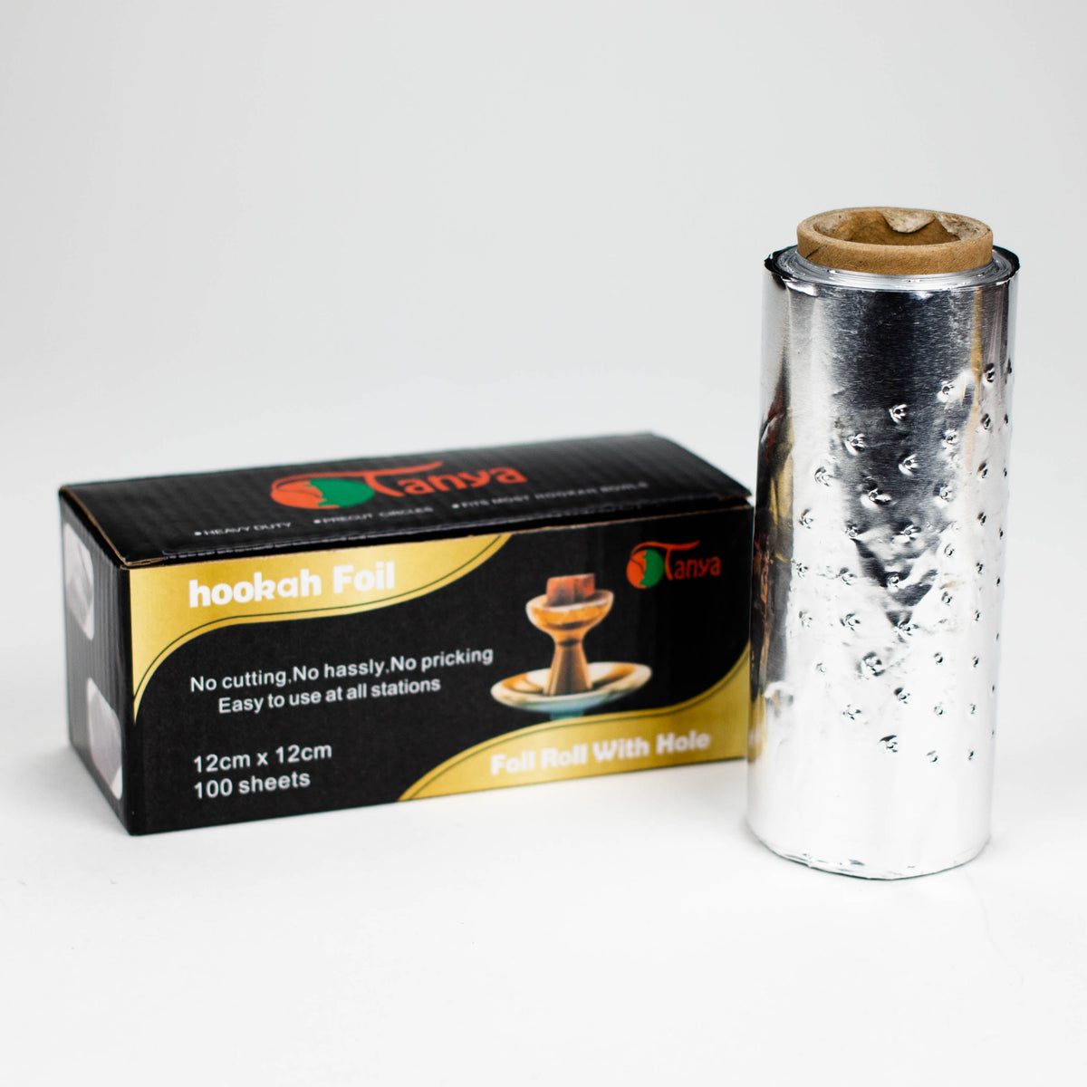 Tanya | Hookah Pre-Poked Foil Roll 100 Sheets