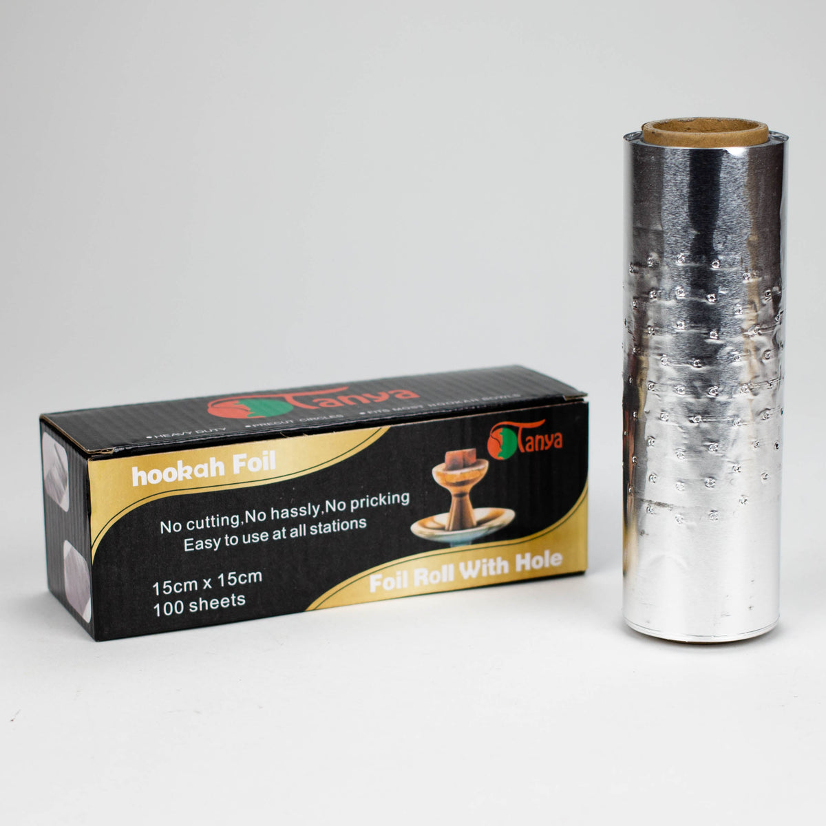 Tanya | Hookah Pre-Poked Foil Roll 100 Sheets