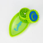 Broyeur à tabac en plastique de 2 pouces avec plateau