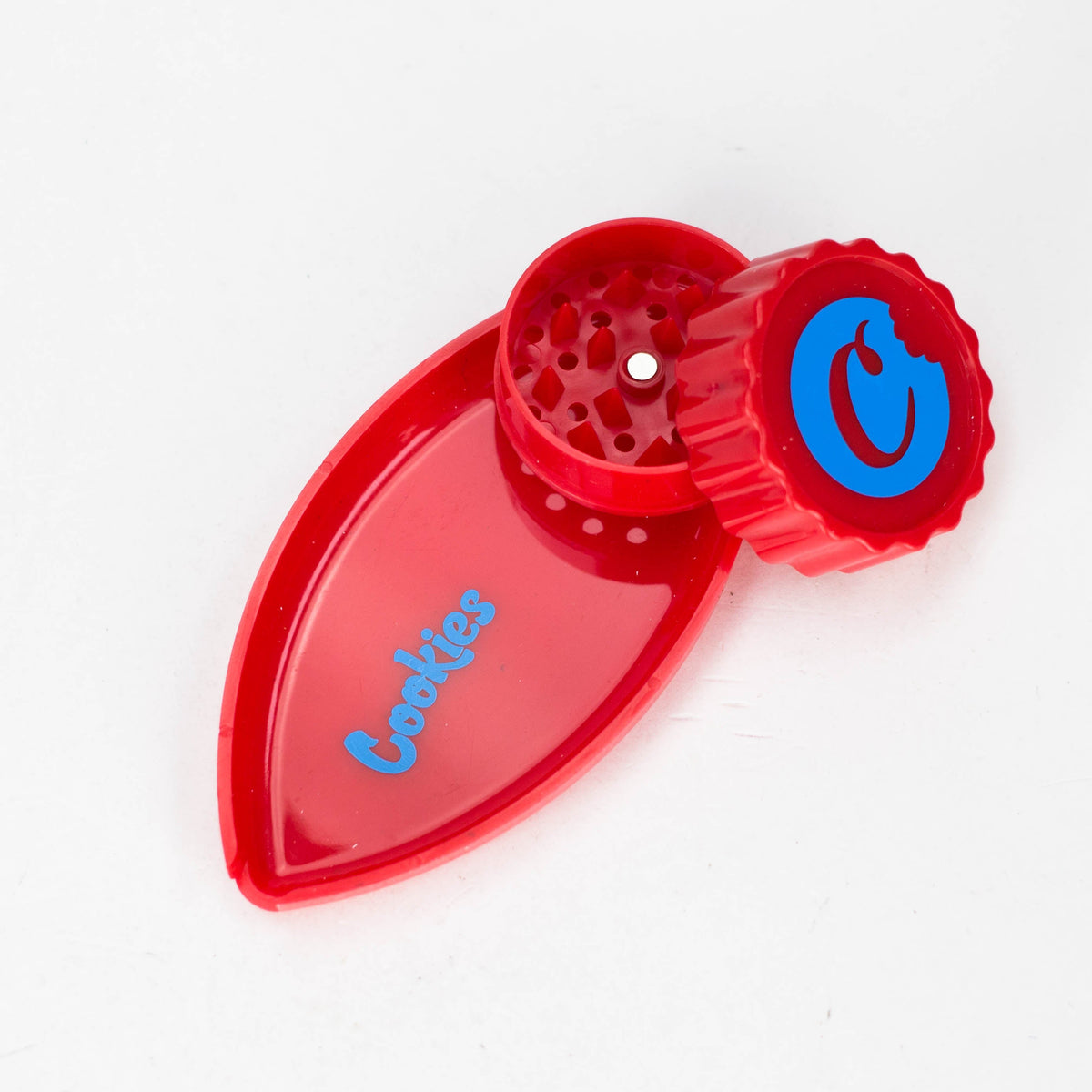 Broyeur à tabac en plastique de 2 pouces avec plateau