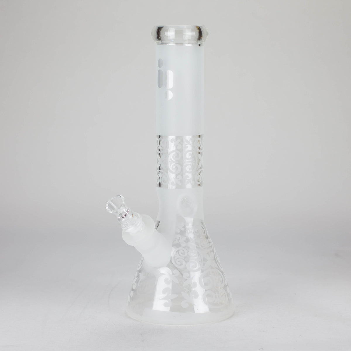 Bong de agua de vaso de vidrio esmerilado de 12"