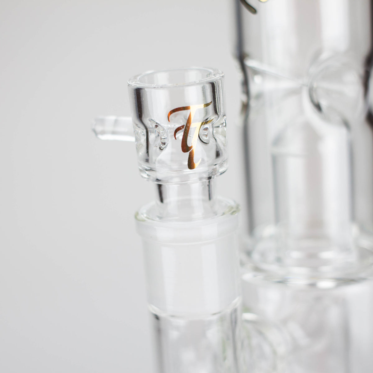 Tech Tubes | 14" Circ Cannon Clear Glass Bong