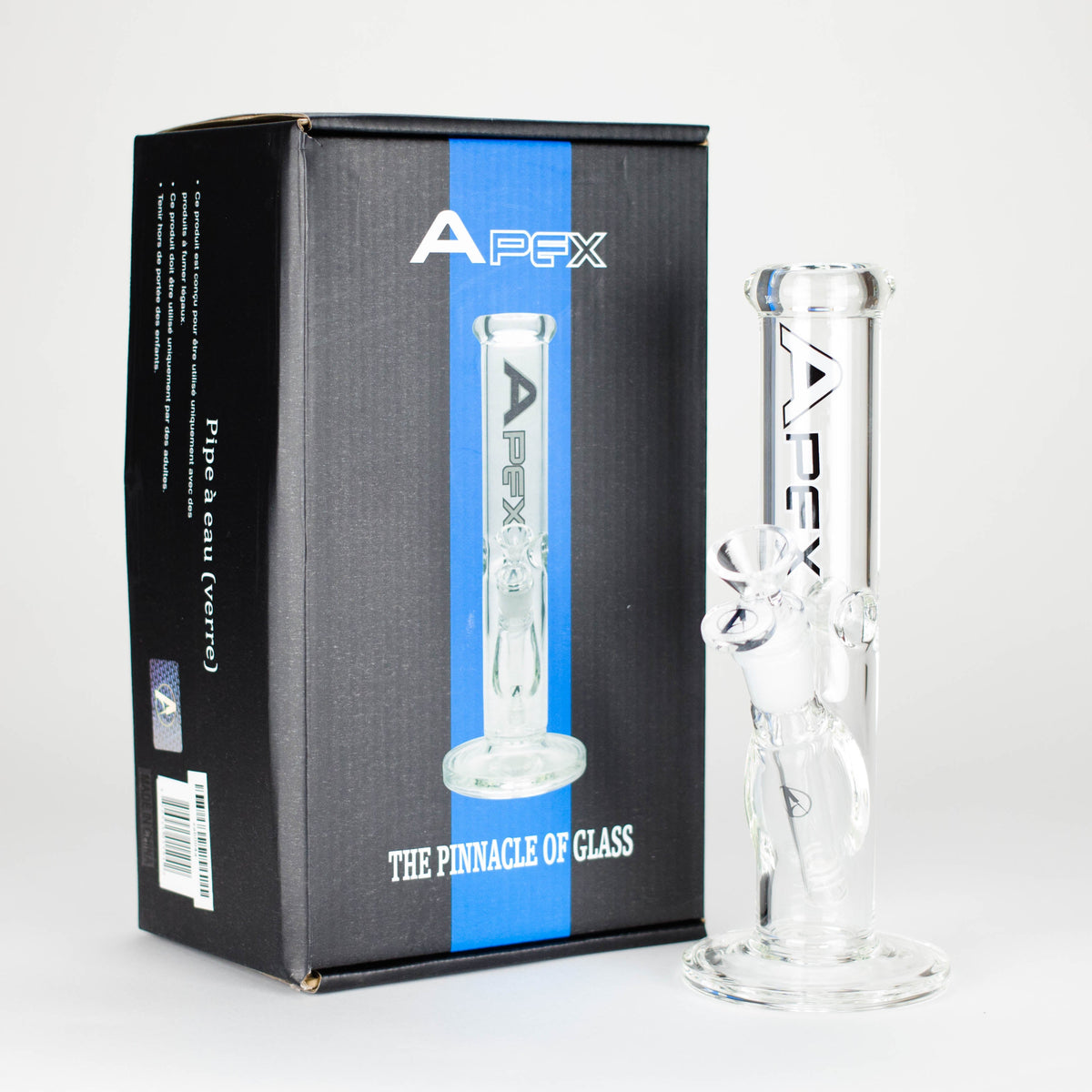 Apex | 9" Value Straight Glass Bong
