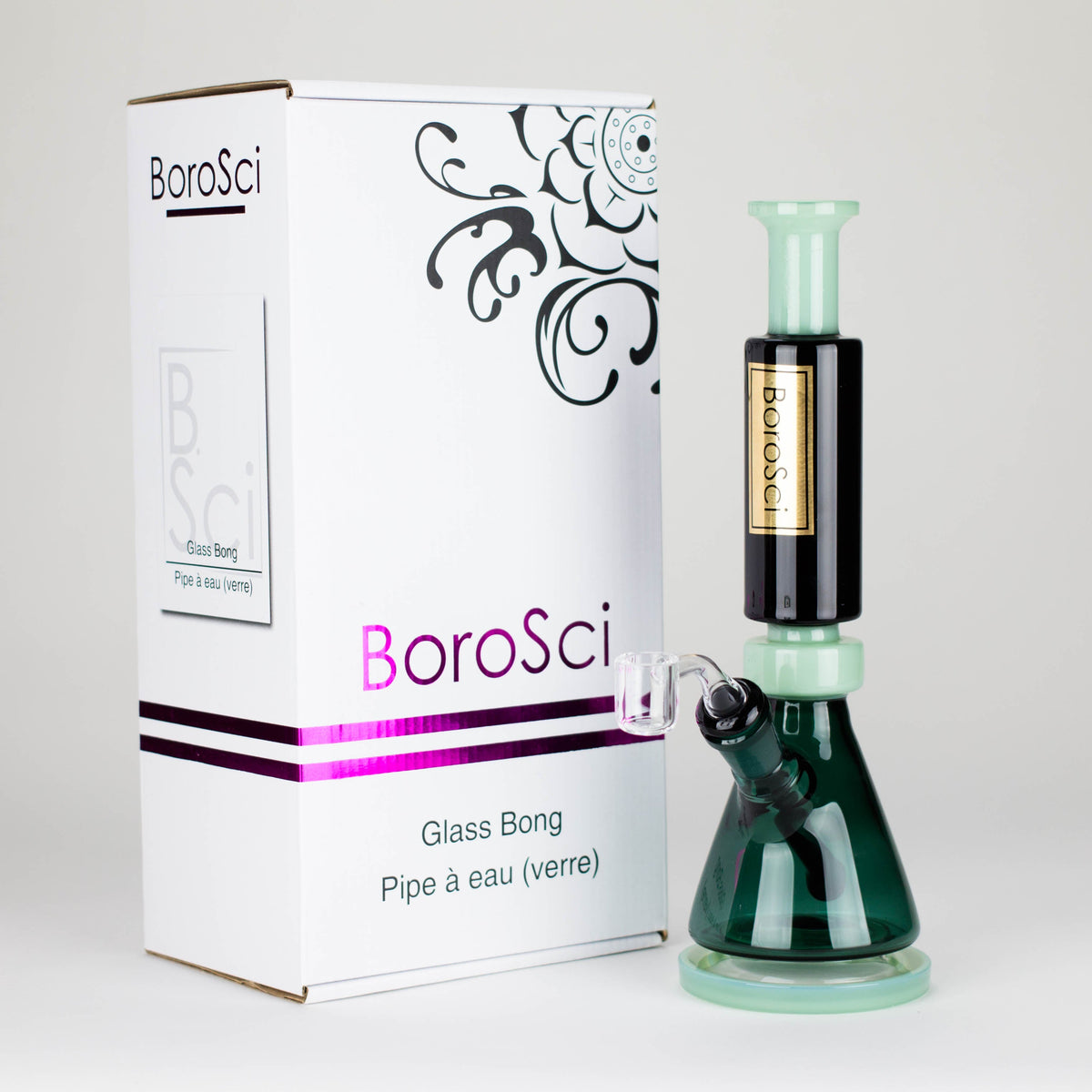 BoroSci | 10" Retro Mini Beaker with Banger Glass Rig