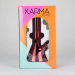 Karma | Bong de vidrio de 23 cm, vaso metálico