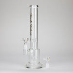 Tech Tubes | 14" Circ Cannon Clear Glass Bong