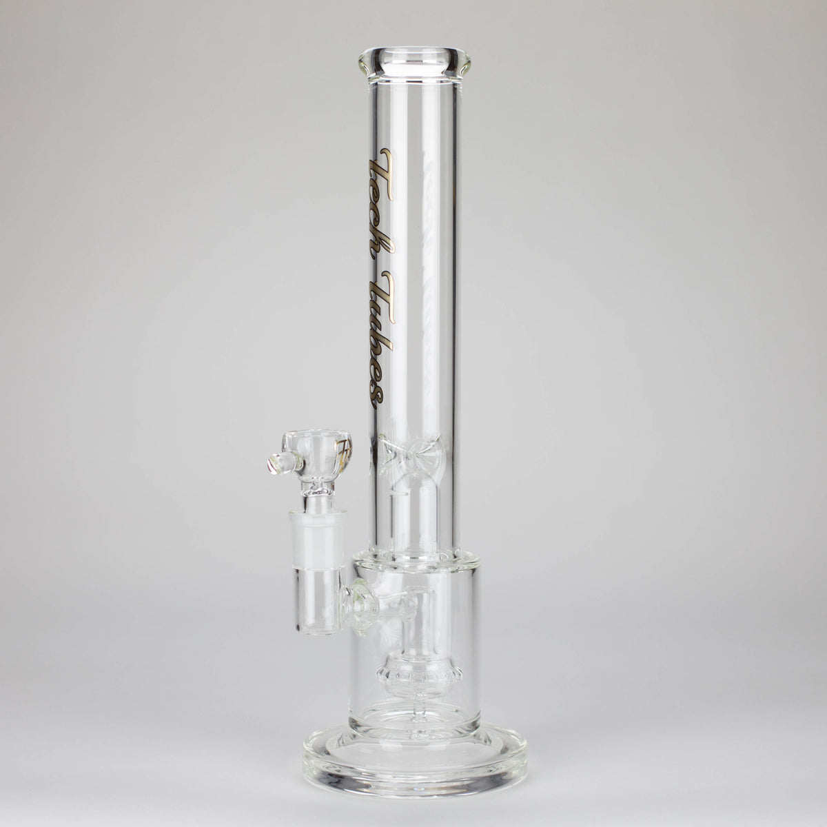Tech Tubes | 14" Circ Cannon Clear Glass Bong