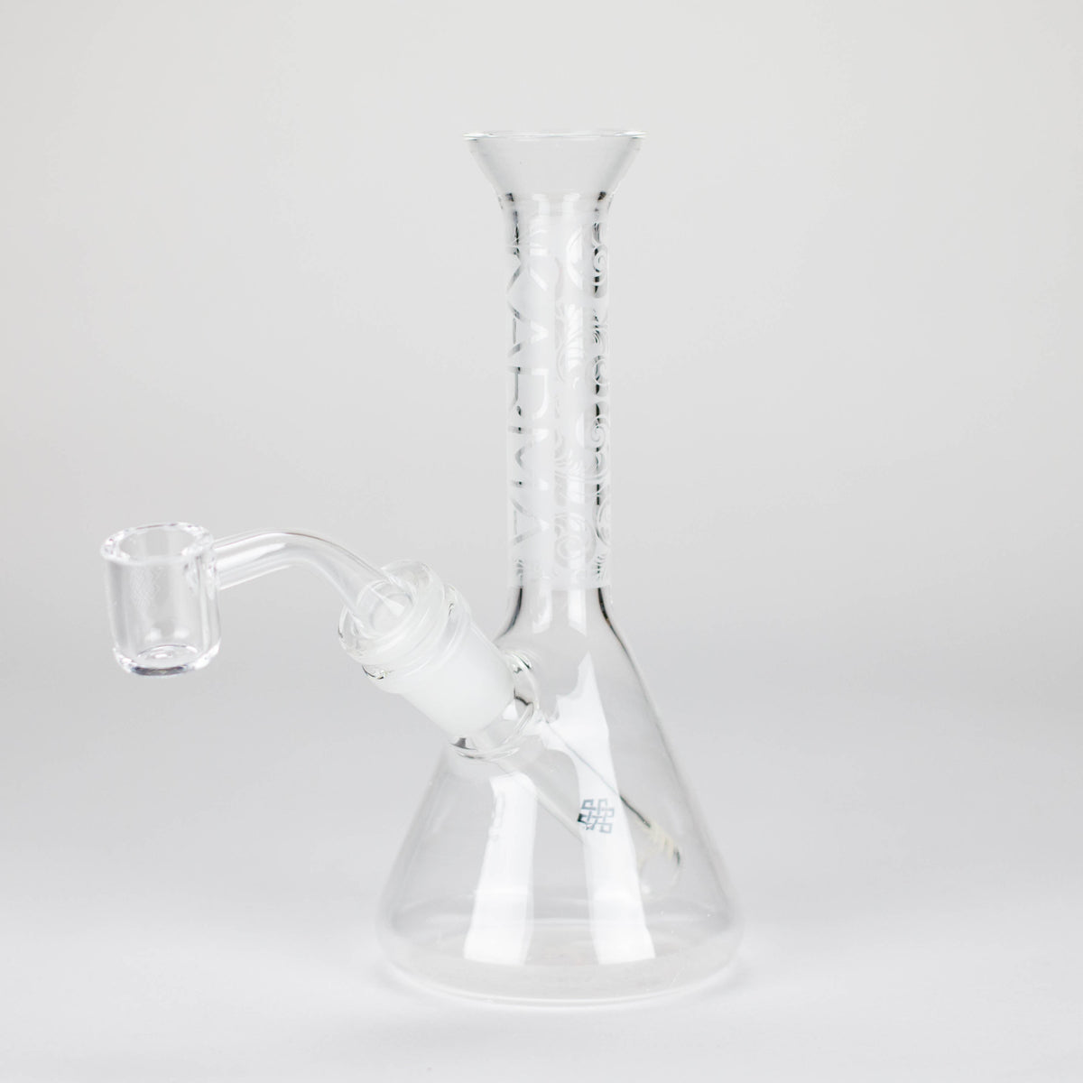 Karma | 7" Sandblasted Beaker Glass Dab Rig