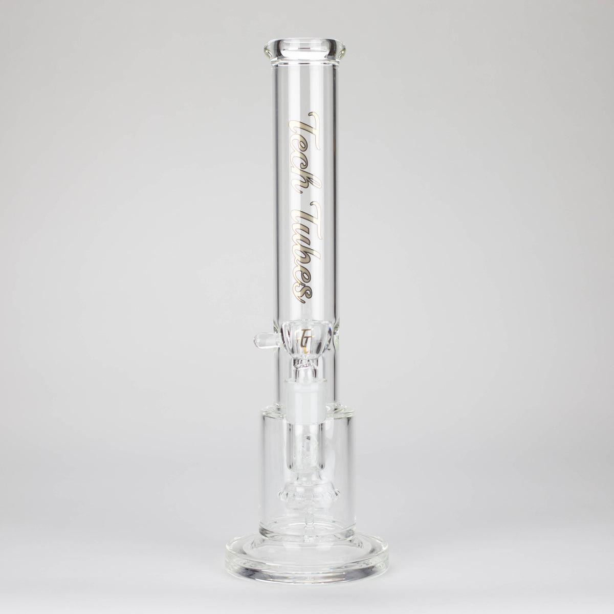 Tech Tubes | 14" Circ Cannon Clear Glass Bong