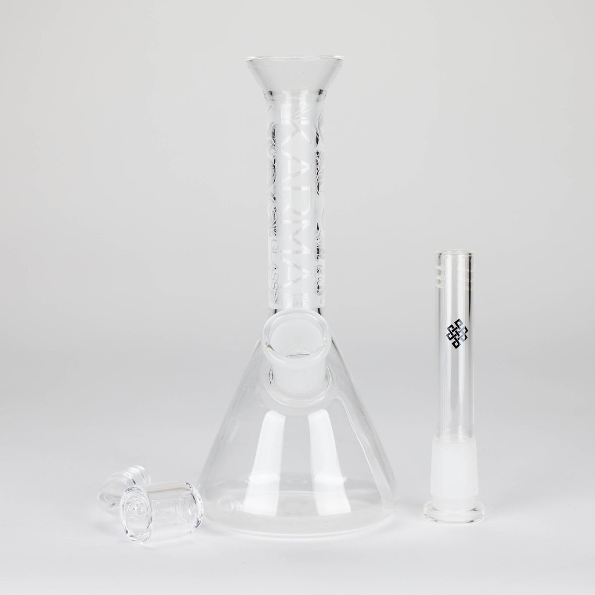 Karma | 7" Sandblasted Beaker Glass Dab Rig