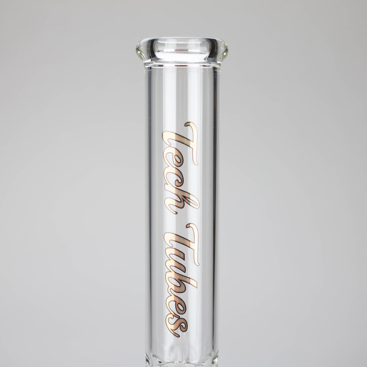 Tech Tubes | 14" Circ Cannon Clear Glass Bong