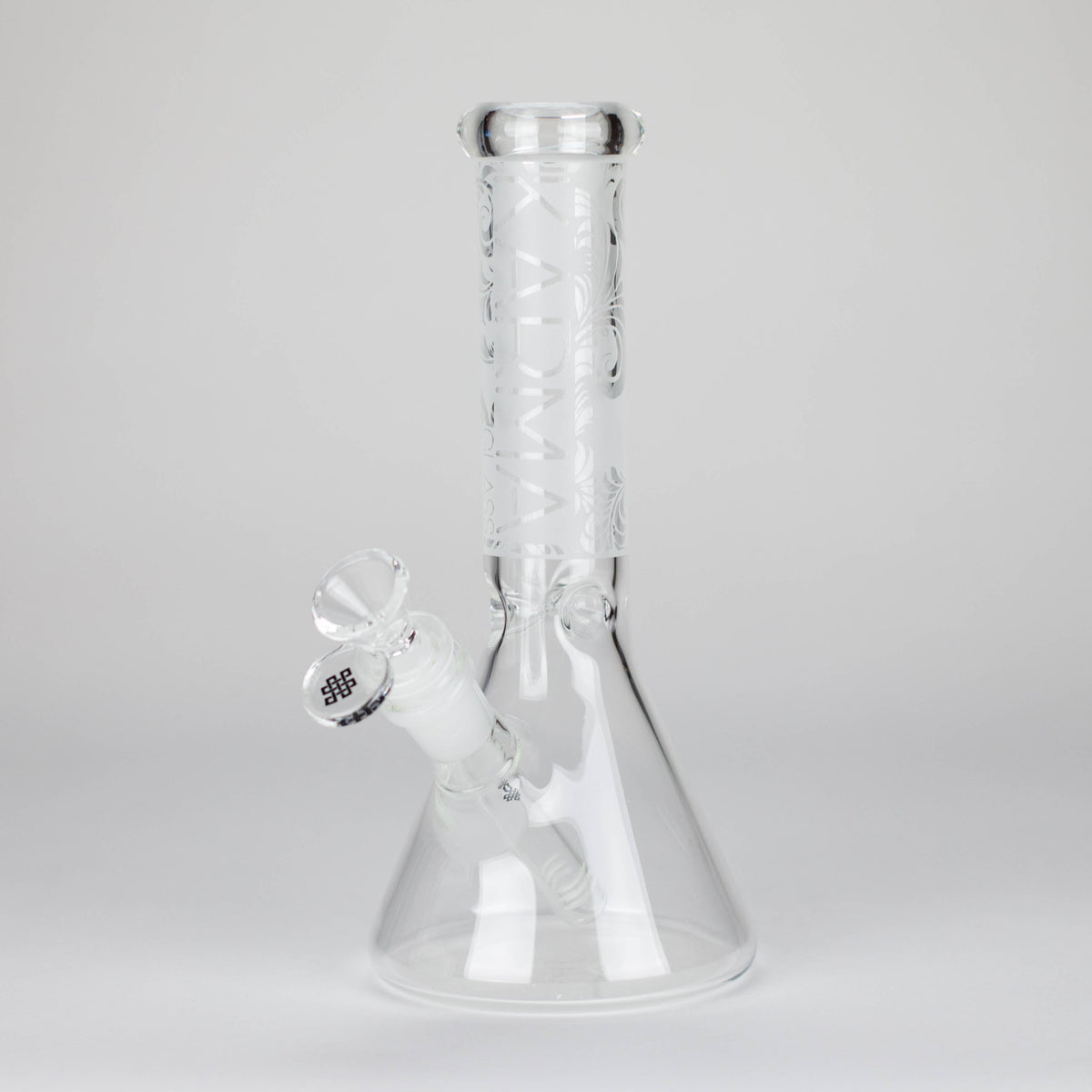Karma | 9" Beaker Sandblasted Glass Bong