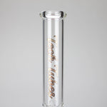 Tech Tubes | 14" Circ Cannon Clear Glass Bong