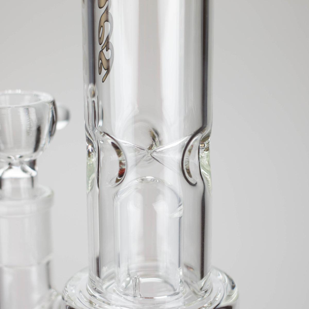 Tech Tubes | 14" Circ Cannon Clear Glass Bong