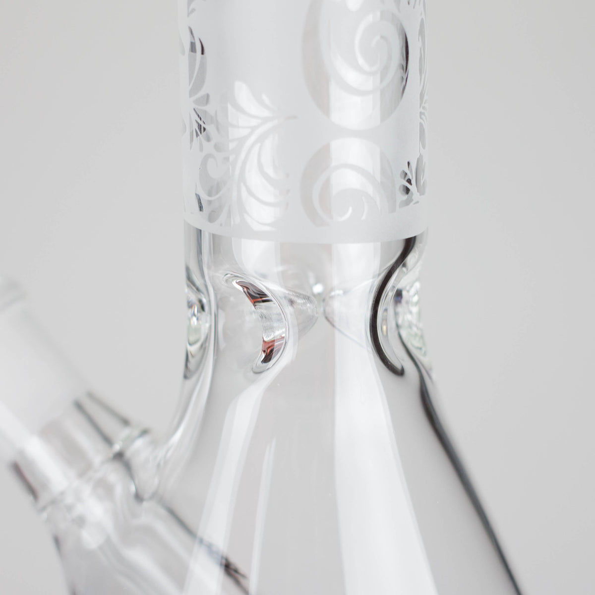 Karma | 9" Beaker Sandblasted Glass Bong