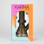 Karma | 9" Beaker Lightning Plated Glass Bong