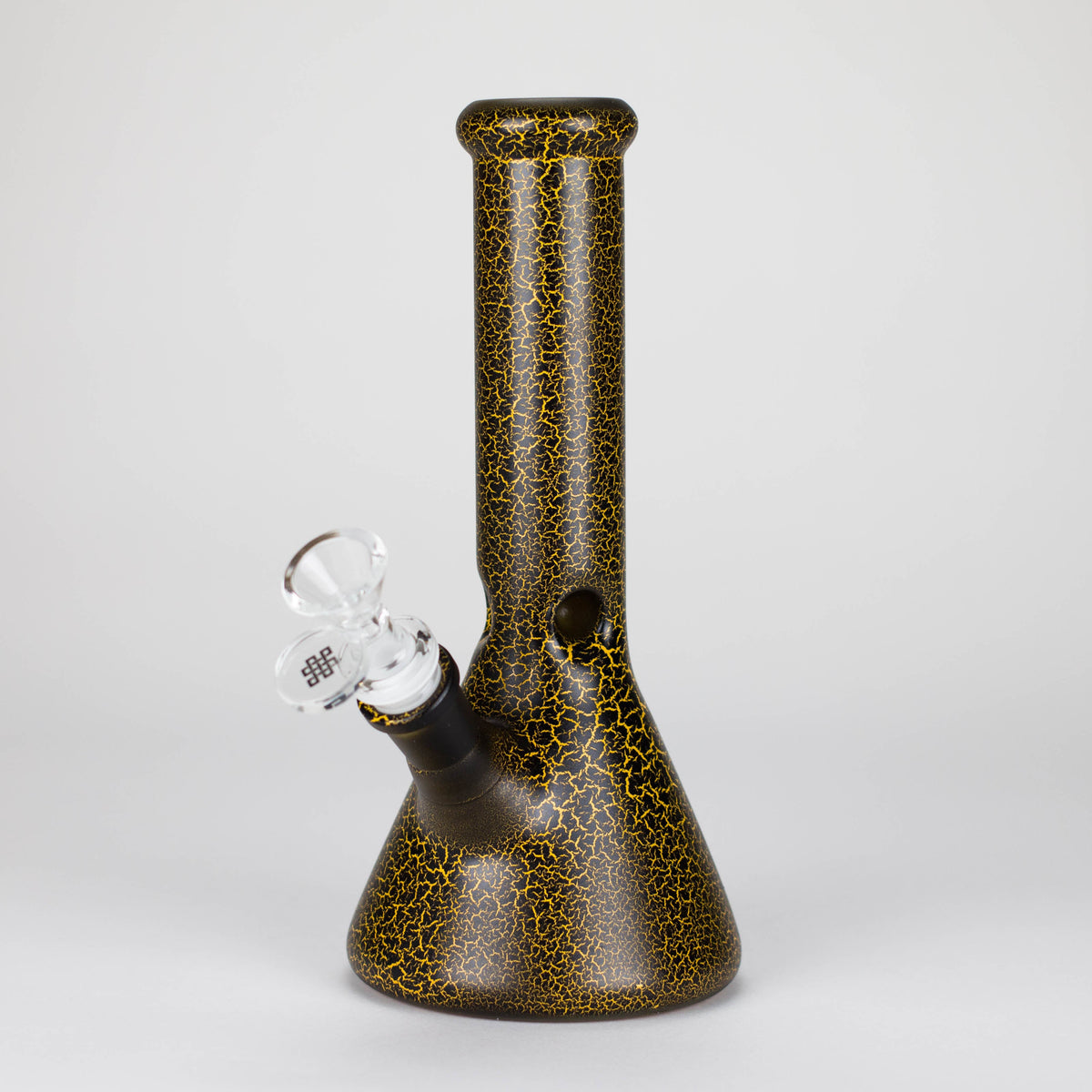 Karma | 9" Beaker Lightning Plated Glass Bong