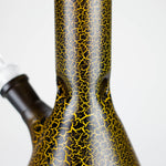 Karma | 9" Beaker Lightning Plated Glass Bong