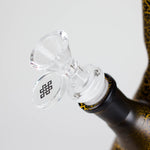 Karma | 9" Beaker Lightning Plated Glass Bong