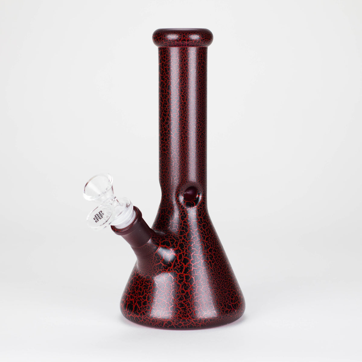Karma | 9" Beaker Lightning Plated Glass Bong