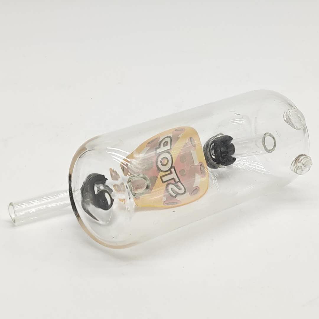 4.5"Tank Design Bubble Bong-Assorted Sticker