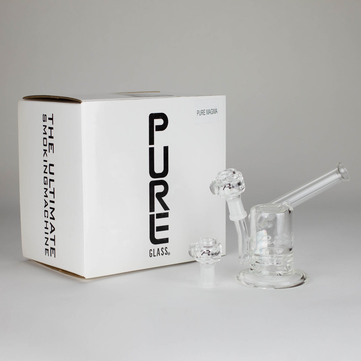 Pure Glass | 5" Magma Ring Perc - Flower and Dab