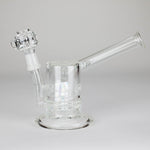 Pure Glass | 5" Magma Ring Perc - Flower and Dab