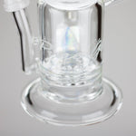 Pure Glass | 5" Magma Ring Perc - Flower and Dab