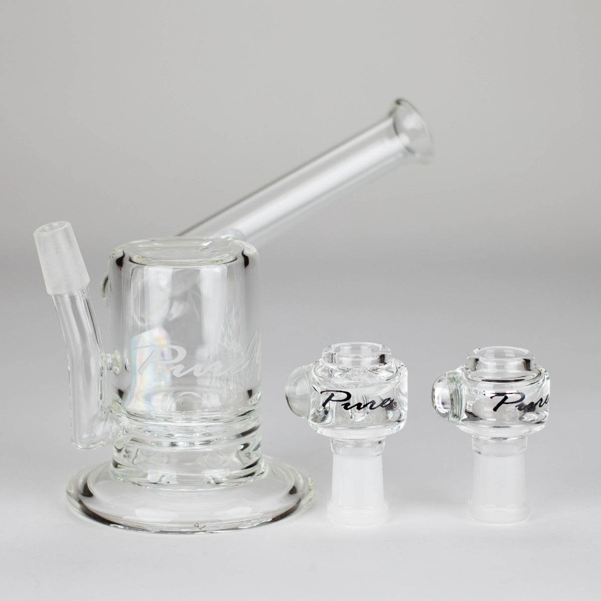 Pure Glass | 5" Magma Ring Perc - Flower and Dab