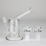 Pure Glass | 5" Magma Ring Perc - Flower and Dab