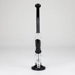 10" Dab Rig Recycler M14 - Black and Clear