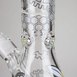 14" 7 mm Glass Bong with Cartoon Bee Design
