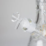 14" 7 mm Glass Bong with Cartoon Bee Design