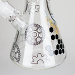 14" 7 mm Glass Bong with Cartoon Bee Design