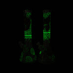 14" 7 mm Glass Bong with Cartoon Bee Design