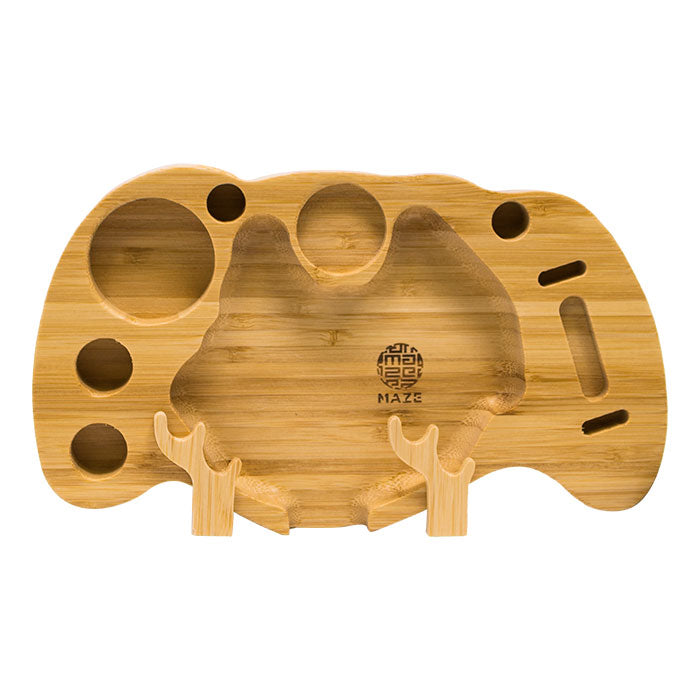 Maze® | Angular Bamboo 10X6 Rolling Tray