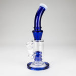 10" Bent Neck Glass Bong – Water Diffuser (Color May Vary)