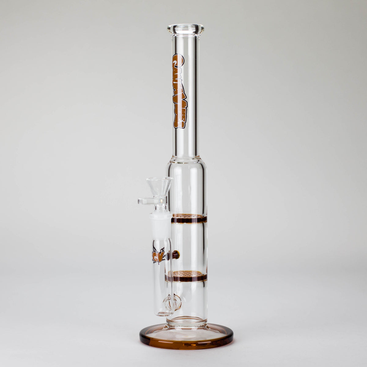Ganjavibes | 11" Double Honeycomb Percolator Glass Bong