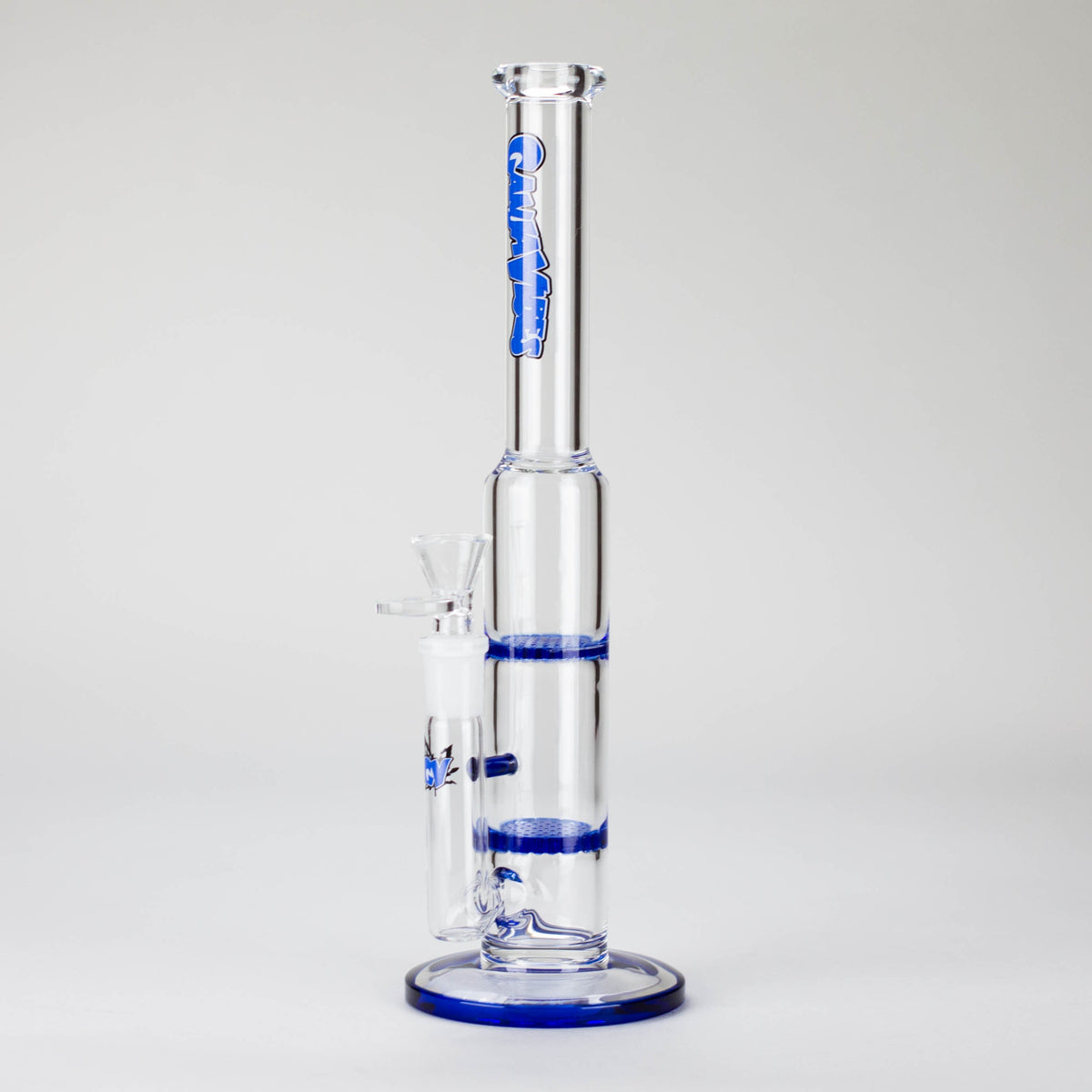 Ganjavibes | 11" Double Honeycomb Percolator Glass Bong
