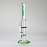 Ganjavibes | 11" Double Honeycomb Percolator Glass Bong