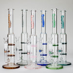 Ganjavibes | 11" Double Honeycomb Percolator Glass Bong