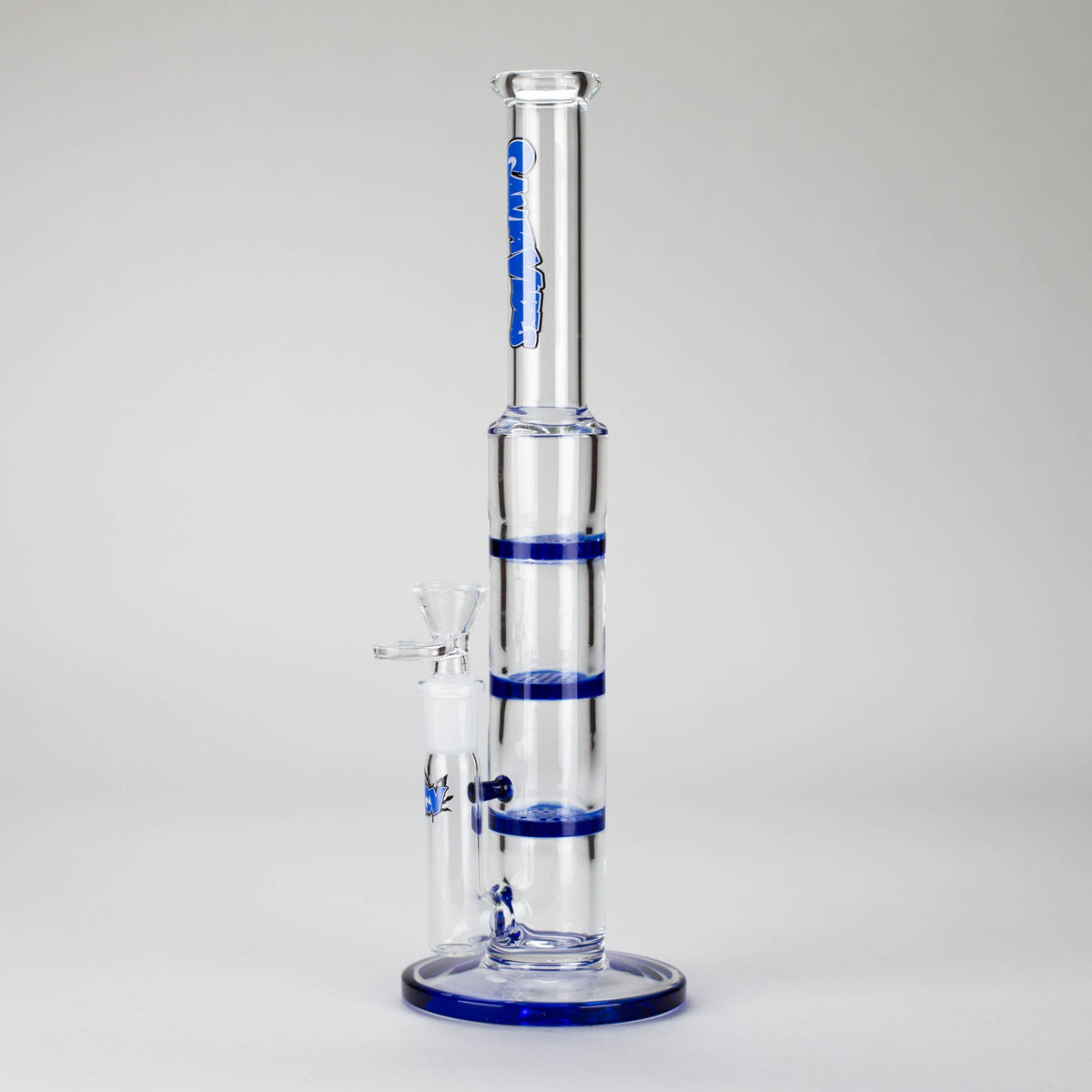 Ganjavibes | 11" Triple Honeycomb Percolator Glass Bong