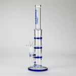 Ganjavibes | 11" Triple Honeycomb Percolator Glass Bong