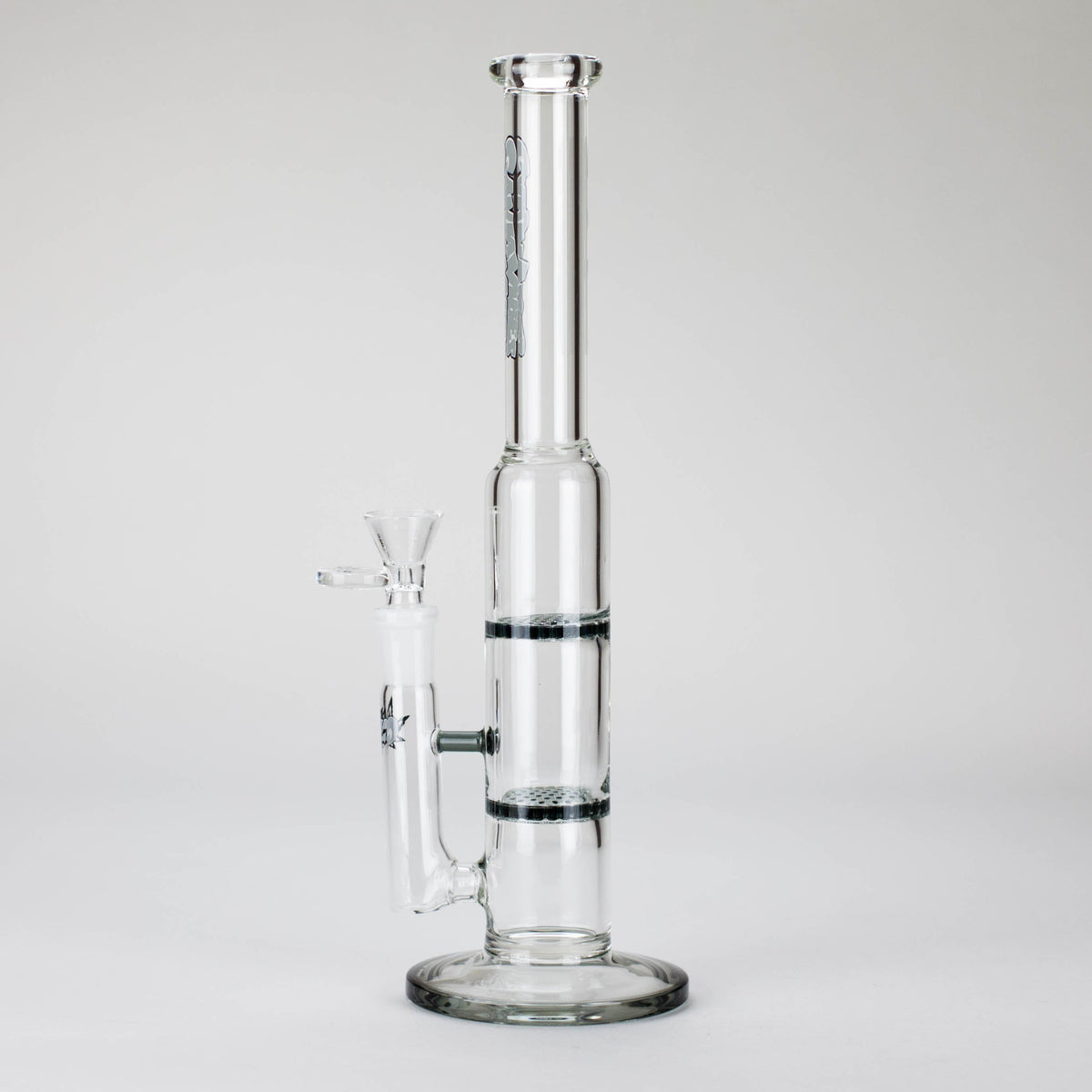 Ganjavibes | 11" Double Honeycomb Percolator Glass Bong