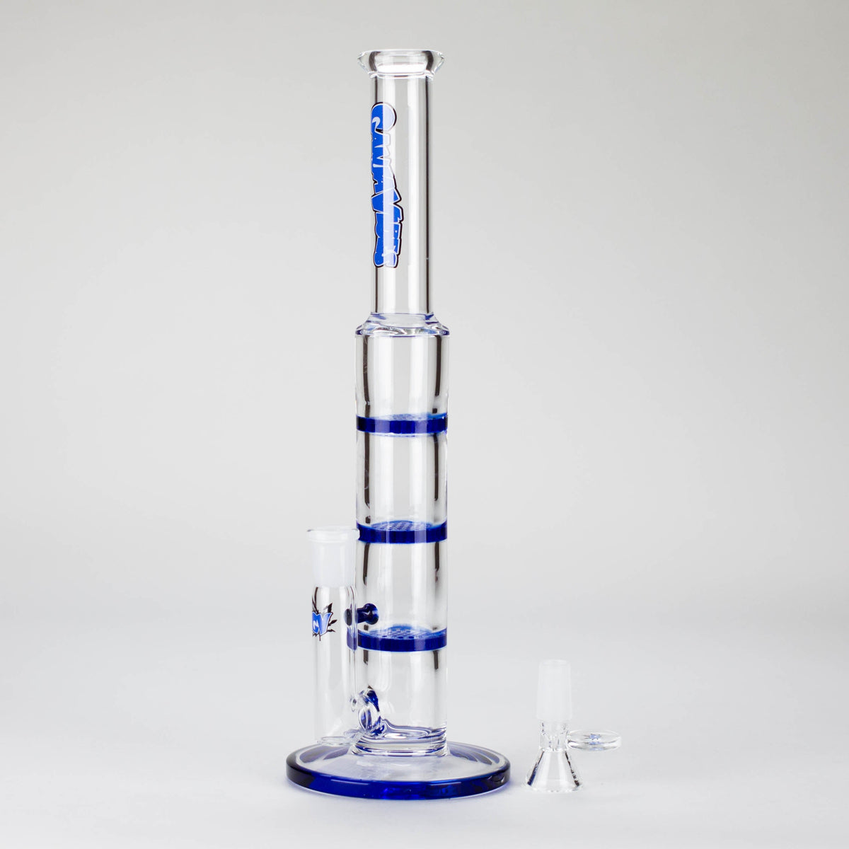 Ganjavibes | 11" Triple Honeycomb Percolator Glass Bong