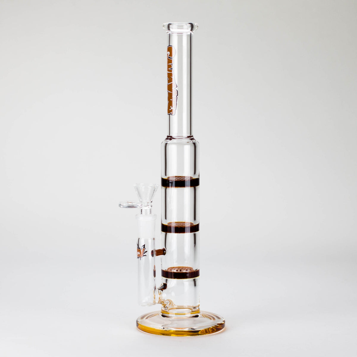 Ganjavibes | 11" Triple Honeycomb Percolator Glass Bong