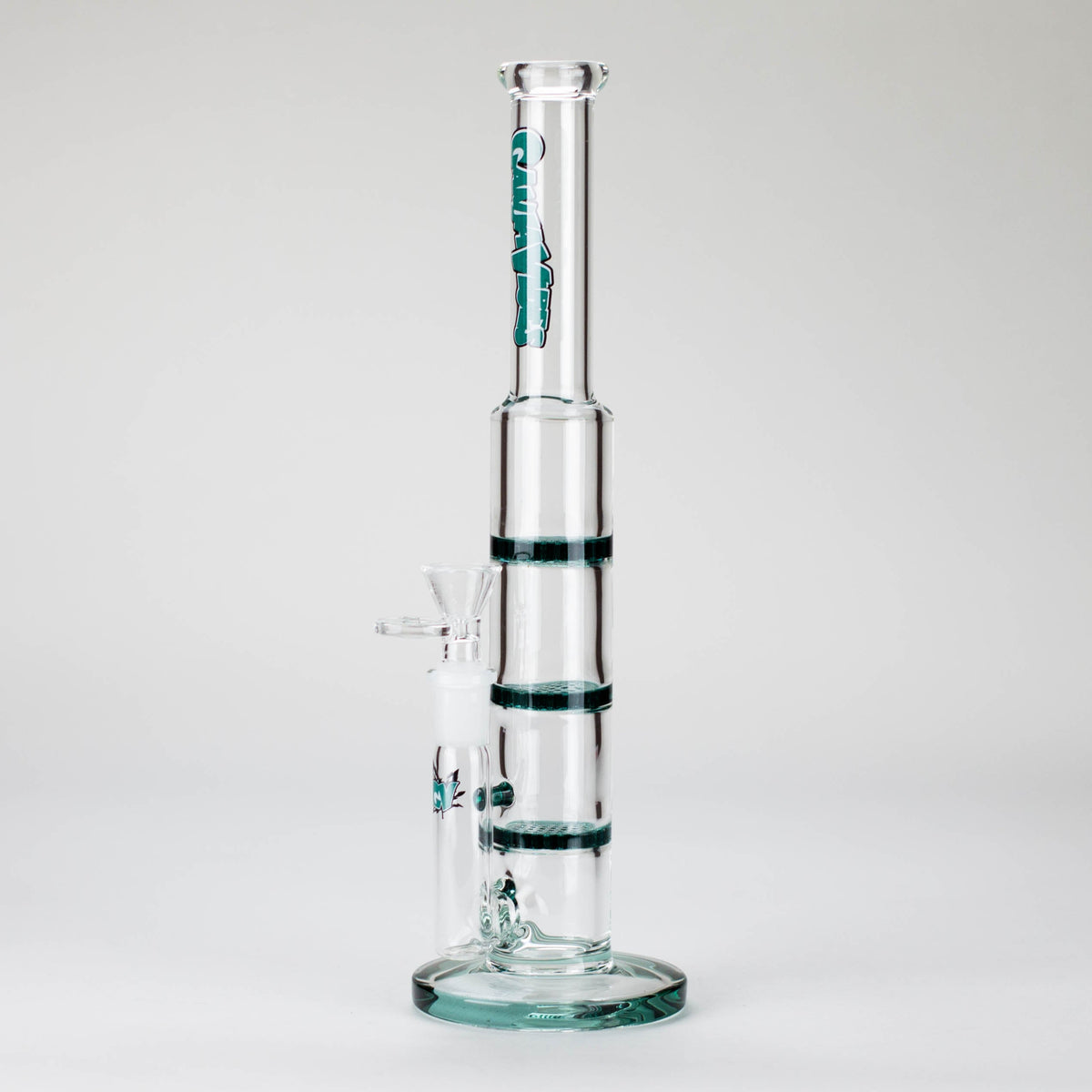 Ganjavibes | 11" Triple Honeycomb Percolator Glass Bong